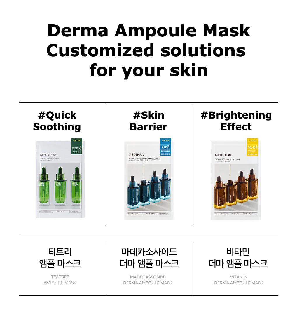 MEDIHEAL Madecassoside Derma Ampoule Mask