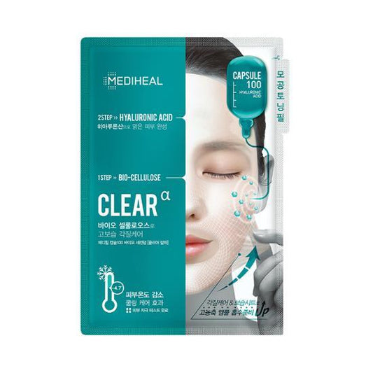 MEDIHEAL Capsule 100 Bio Second Derm Clear Alpha Mask